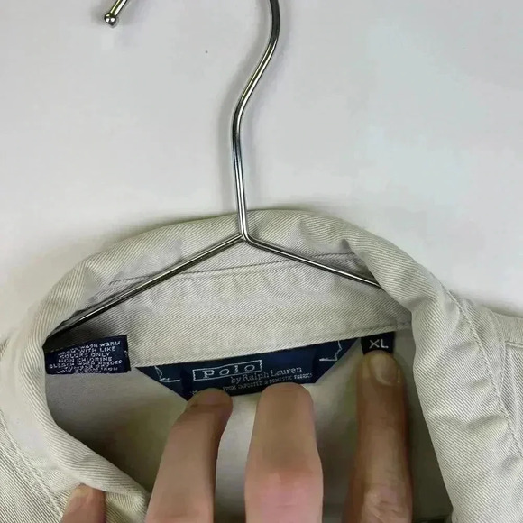 Polo Ralph Lauren Men's Light Beige Windbreaker Jacket - Picture 5 of 6